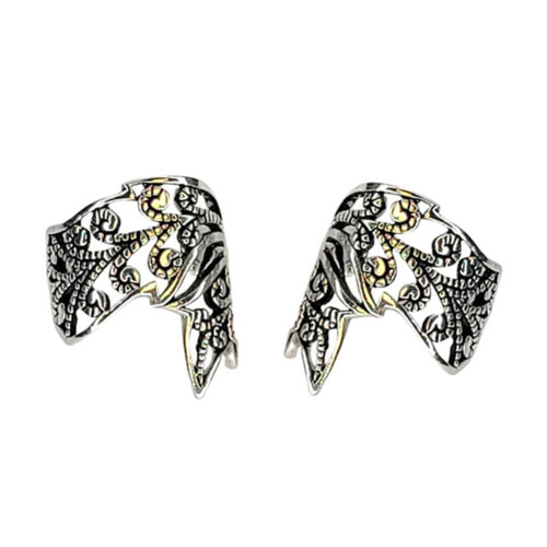 Leaf Ear Cuffs Clip On Wrap Earrings