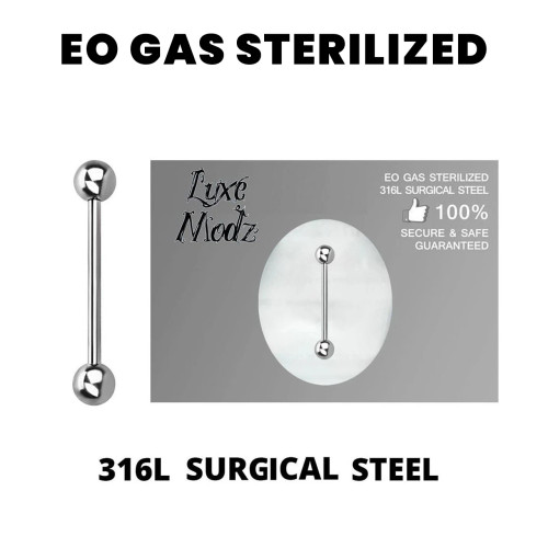 Ethylene Oxide Gas Sterilized Nipple Barbell