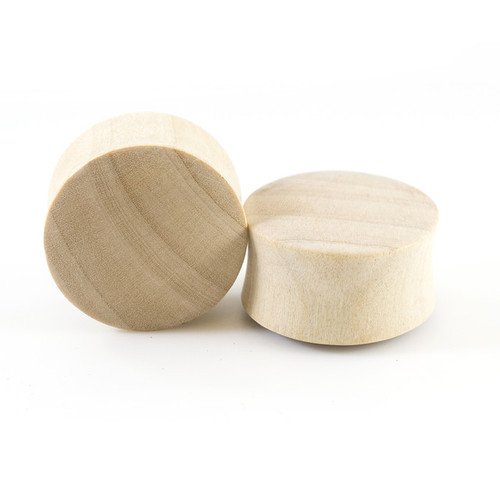Convex Saddle Fit Wooden Plugs