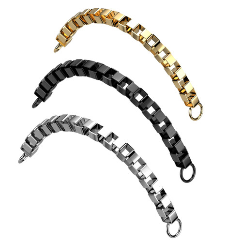 Stainless Steel Connector Box Chain different Lengths available can be use on jewelry