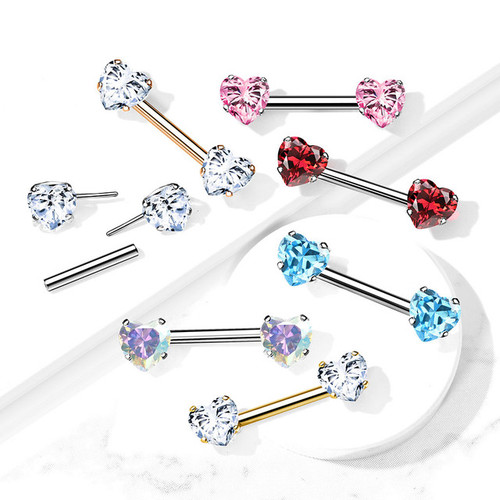 Heart Nipple Barbell Heart Nipple Barbell