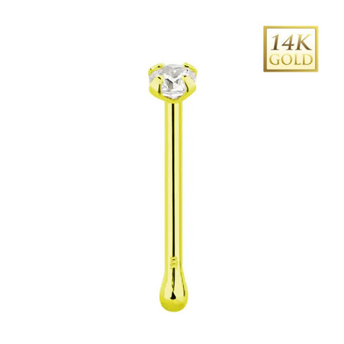 2mm CZ Nose Bone Stud 2mm CZ Nose Bone Stud