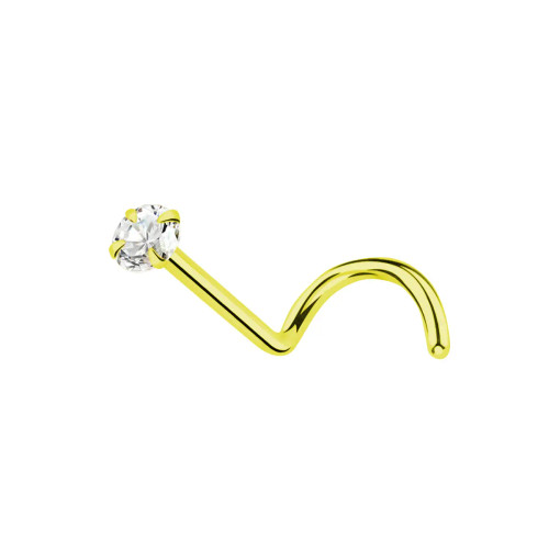 CZ Corkscrew Nose Studs CZ Corkscrew Nose Studs