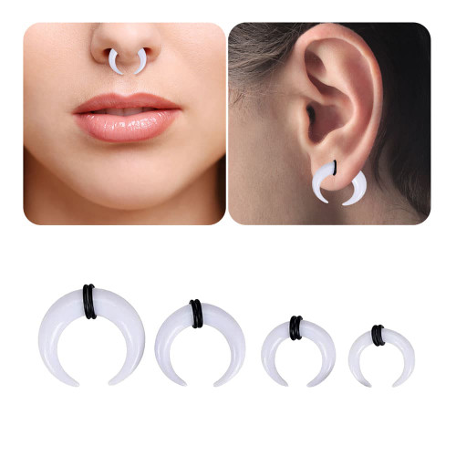 Ear Piercing Skin Candy Nose Piercing Fake Septum Ring Body Candy