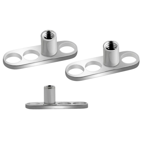 Three Holes Dermal Anchor Base