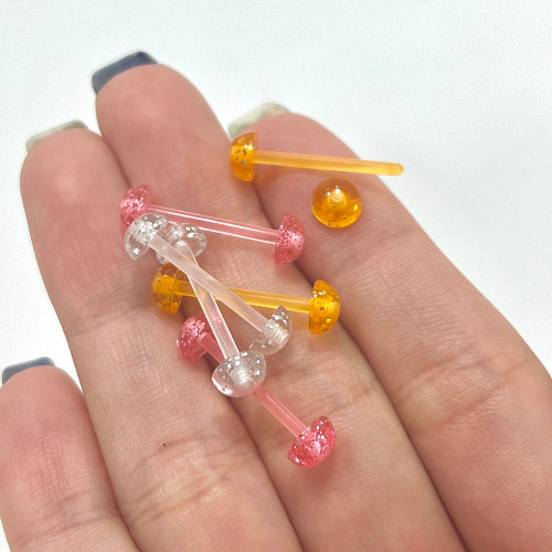 Half Ball Tongue Barbells