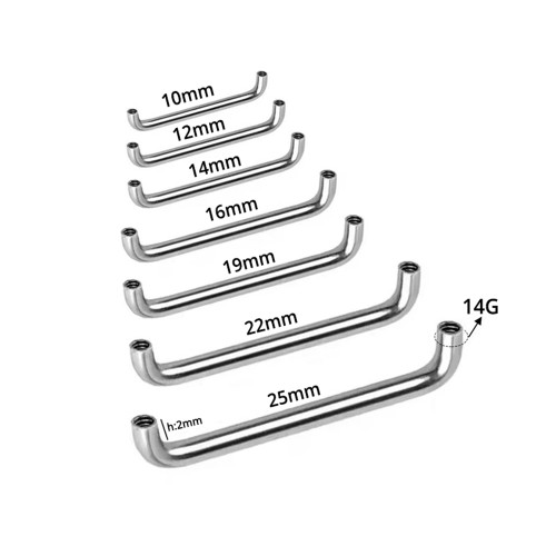 Internal Threaded Staple Surface Barbell