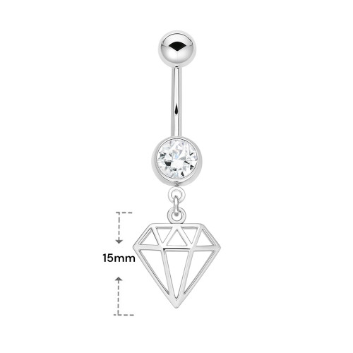 14G Dangle Belly Button Ring