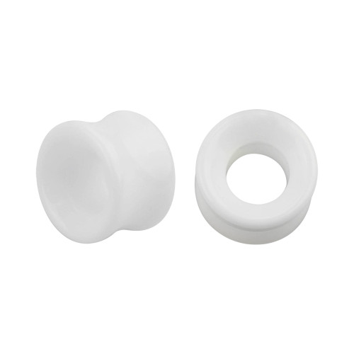 Ivory Stone Double Flare Tunnels