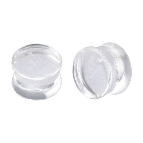Quartz Crystal Double Flare Plugs