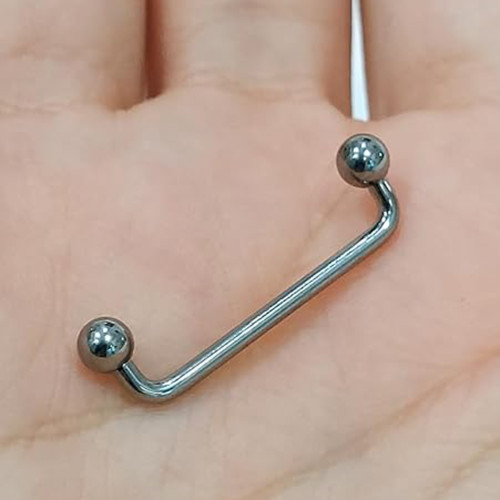 Internally Threaded Ball Ends 90° Staple Barbells