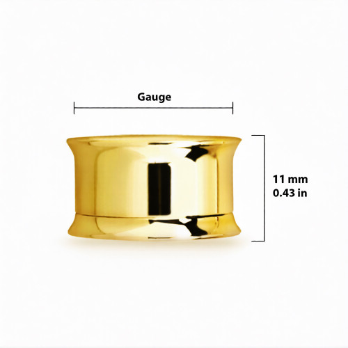 Internally Threaded Double Flare Steel Ear Tunnels