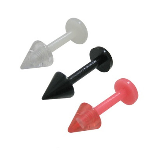 Acrylic Spiked Bead Labret Monroe Acrylic Spiked Bead Labret Monroe