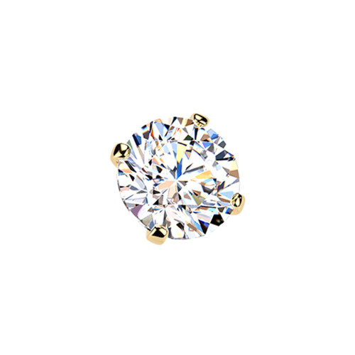 Internally Threaded Prong Diamond Tops