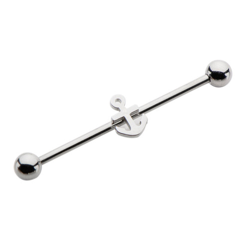 14G Anchor Industrial Barbell 38mm 14G Anchor Industrial Barbell 38mm