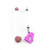 Pair of Bioflex Shaft Maternity Belly Rings Dangling Charm and Ferido Ball