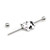 Cute Cow Design Industrial Barbell 14ga 1 1/2- 38mm  fit most industrial ear piercing