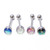 Glitter Opal Tongue Barbells