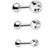 Cartilage 16ga Barbells with Clear CZ Gems 3 Pack