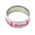 Awareness Dome Band Ring Pink Ribbon Courage Hope Faith