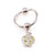 Steel Butterfly CZ Dangling Captive Bead CBR Rings