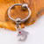 Dolphin CZ Dangle Captive Rings