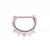 Triangular CZ Hinged Clicker Segment Rings
