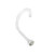 Bezel CZ Retainer Corkscrew Nose Rings