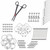 LionGothic Complete Body Piercing Kit 96 Pieces