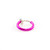 Pink Nose Ring Spring Action Hoop Fake Nose, Ear Cartilage Hoop