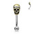 PVD Gold Eyebrow Barbell