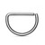 D Shaped Bendable Septum Rings Piercings