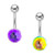 Disco Ball Belly Button Ring