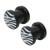 Black Acrylic Zebra Stripes Plugs