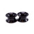 2g- 9/16" Black Silicone Ear Tunnels Plugs Expanders Gauges Earring Jewelry