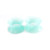 2g-1/2" Aqua Glow Thin Silicone Ear Tunnels Plugs Expanders Gauges Earring Jewelry