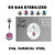 Sterilized CZ Balls Belly Button Rings