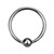 16G Titanium Sterilized Captive Bead Ring Piercings Jewelry
