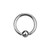 Sterilized Ball Captive Bead Ring Ethylene Oxide Gas Titanium Grade 23 14 Gauge with 4mm Ball