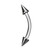 Ethylene Oxide Gas Sterilized Spike Curved Barbells