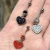 14G Dangle Paved CZ Heart Belly Ring Navel Piercing Jewelry