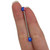 14G Industrial Barbell American Flag Ball End