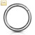 White Gold Clicker Hinged Segment Ring