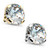 14K Gold Prong CZ Dermal Anchors Tops