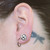 69 Symbol Bone Ear Gauges Plugs