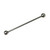 Anodized Industrial Barbell 14ga Surgical Steel Gun Metal