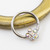 16G Flower CZ Hinged Clicker Hoops Segment Rings