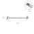 Industrial Barbell Surgical Steel with CNC Settings Lined CZ on Bar 14G 
