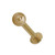 PVD Gold Ball Labret Studs