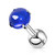 Blue Cabochon Stone Tragus Barbell